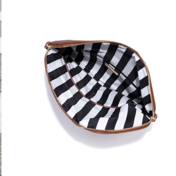 VICI Stella Envelope Clutch Cross body Zip Bag Purse with detachable gold chain - Picture 5 of 8